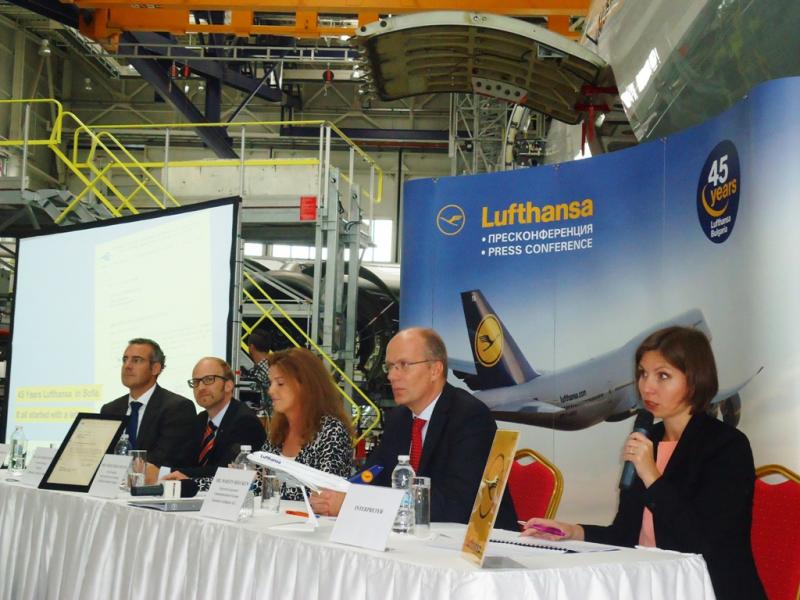 Lufthansa отбелязва 45 години в България